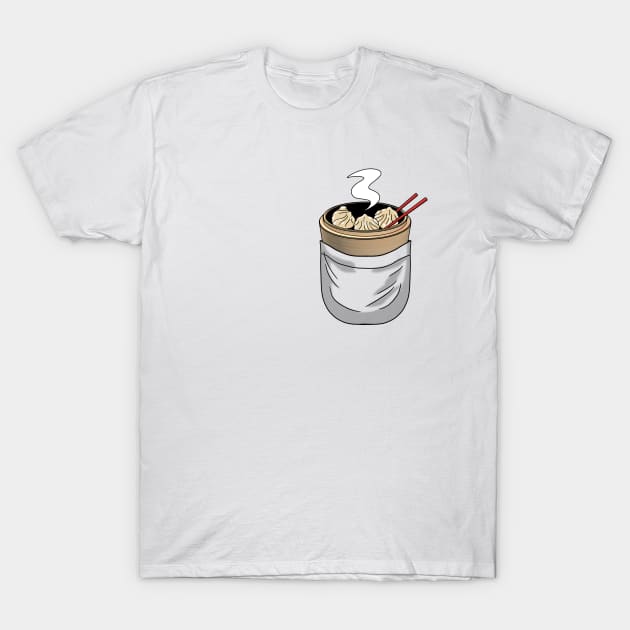 Dim Sum Pocket T-Shirt by CCDesign